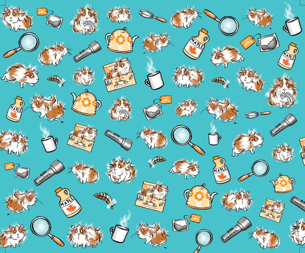 Guinea pig endpapers